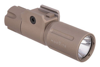 OKW PDW-18350 Flashlight in FDE from Modlite has a built-in adapter for Picatinny mounting